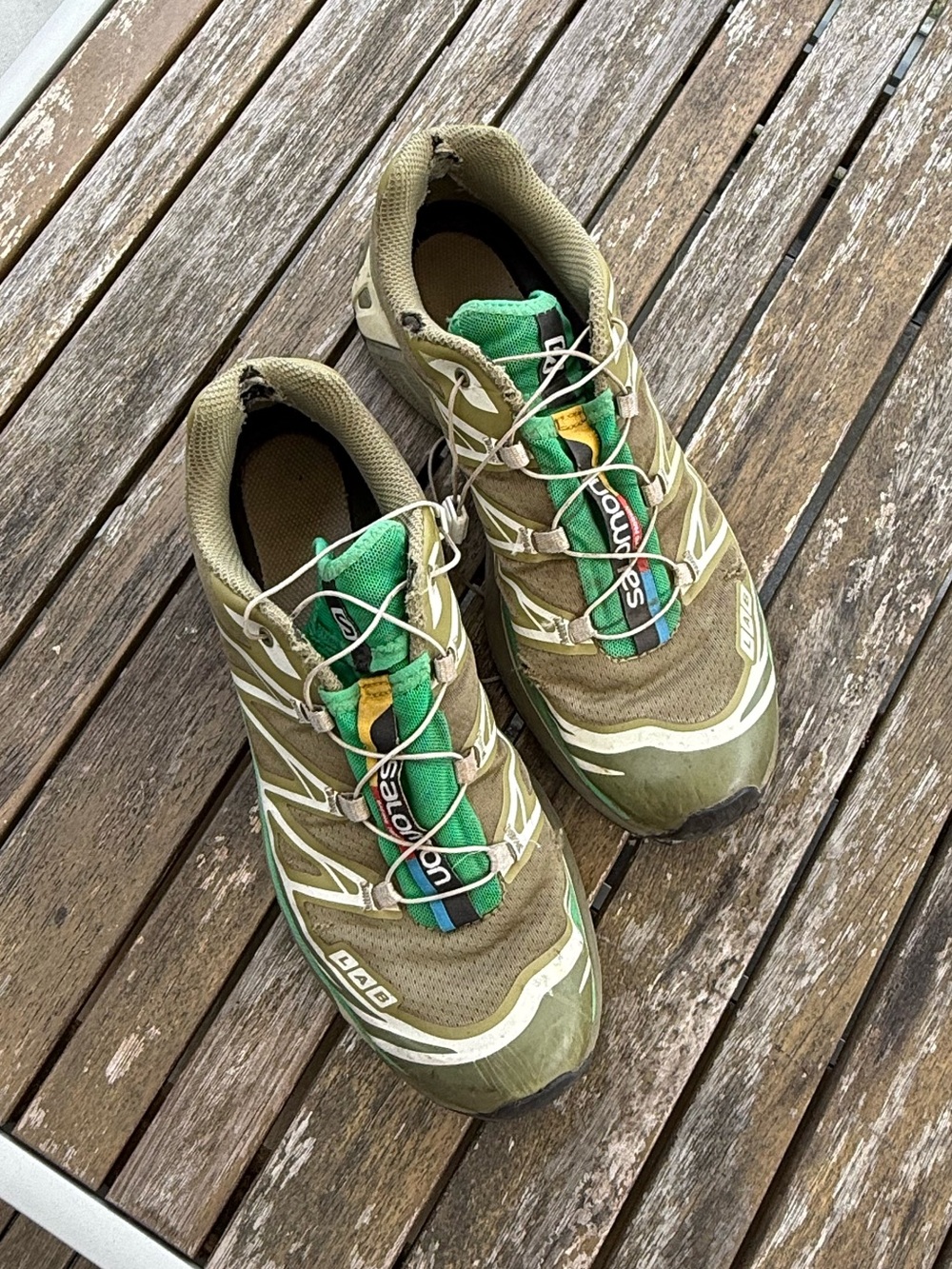 Salomon XA Pro 3D Trail Running / Hiking Shoes Green Khaki